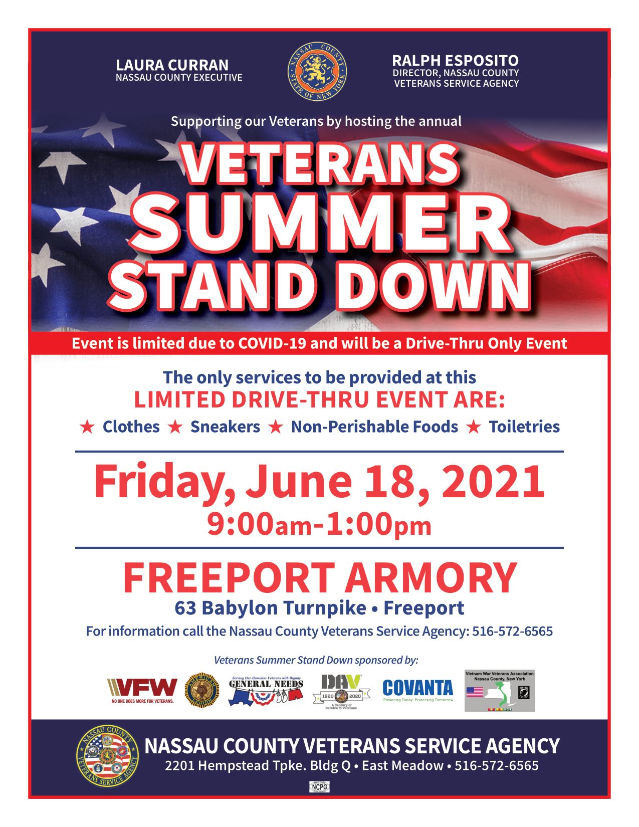 Veterans Summer Stand Down Flyer 2021